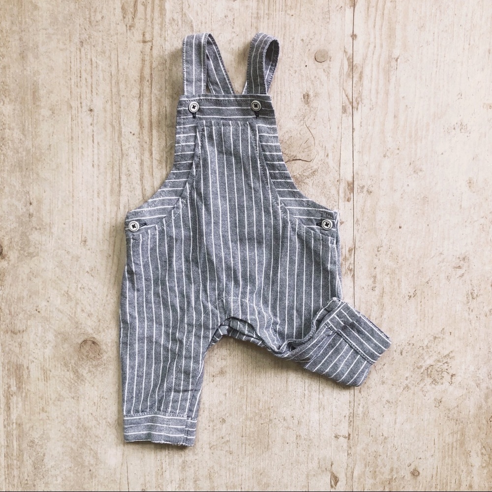 Cat & Jack newborn stripe overalls